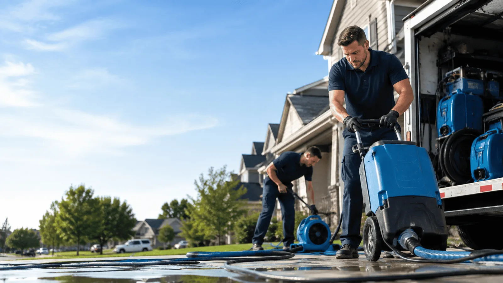 Dehumidification being performed in Richmondville, NY